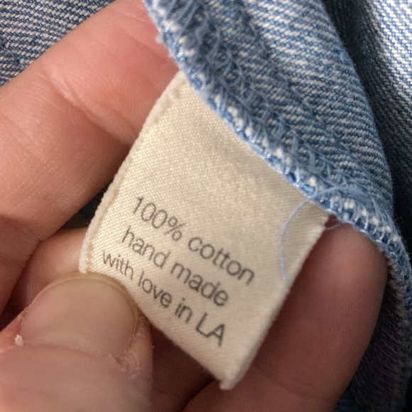 Lykke Wullf Womens Size S Anita Overalls Classic Denim Blue High Waist 70s Mod - Picture 12 of 16